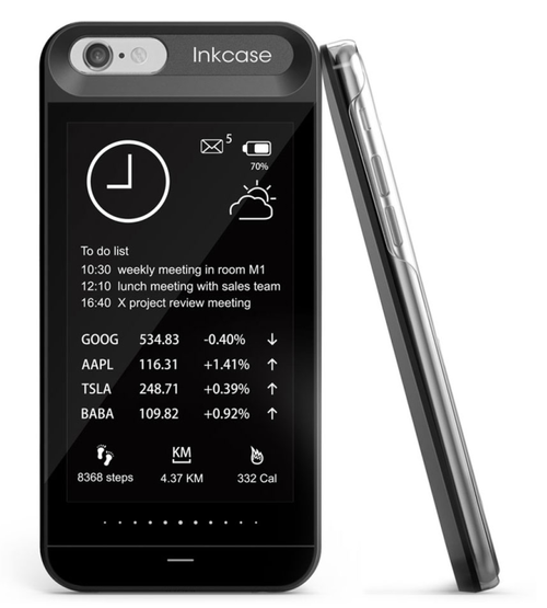 OAXIS为iPhone6推出自带电子墨水显示屏的手