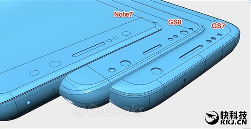 三星Galaxy S8工程图曝光：摄像头仅凸起0.2毫米